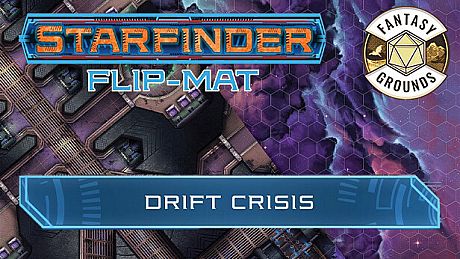Fantasy Grounds - Starfinder RPG - Starfinder Flip-Mat - Drift Crisis DLC