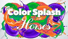Color Splash: Horses