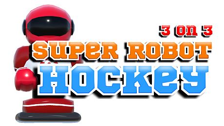 3 on 3 Super Robot Hockey Game