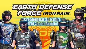 EARTH DEFENSE FORCE: IRON RAIN - Creation parts: T-shirt(EDF4.1 set Bundle)