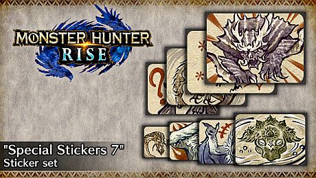 MONSTER HUNTER RISE - "Special Stickers 7" sticker set DLC