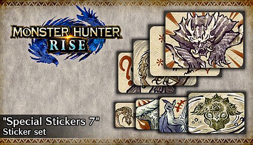 MONSTER HUNTER RISE - "Special Stickers 7" sticker set