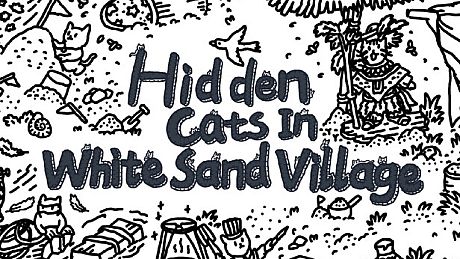 Hidden Cats In White Sand Village Game