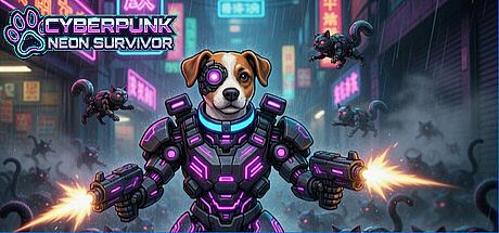 Cyberpunk Neon Survivor Game