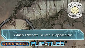 Fantasy Grounds - Starfinder RPG - Flip-Tiles - Alien Planet Ruins Expansion