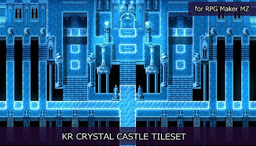 RPG Maker MZ - KR Crystal Castle Tileset
