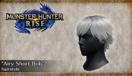 MONSTER HUNTER RISE - "Airy Short Bob" hairstyle