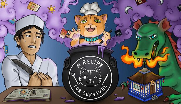 Buy A Recipe for Survival - Cat Cooking Roguelike Deckbuilder