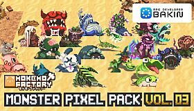 RPG Developer Bakin Mokemo Factory MONSTER PIXEL PACK Vol.3