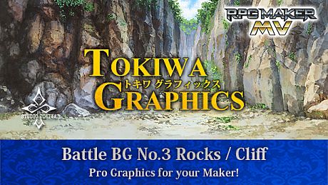 RPG Maker MV - TOKIWA GRAPHICS Battle BG No.3 Rocks/Cliff DLC
