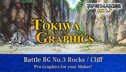 RPG Maker MV - TOKIWA GRAPHICS Battle BG No.3 Rocks/Cliff