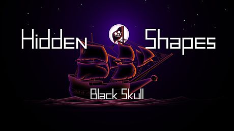 Hidden Shapes Black Skull - Jigsaw Puzzle Game Game