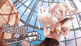 持猫少女凯蒂/Kaidi, armed with a cat