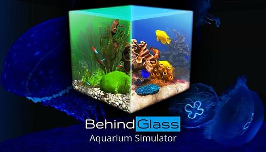 Behind Glass: Aquarium Simulator - Round Tank and Jellyfish Pack