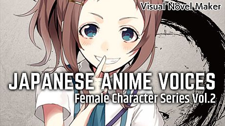 Visual Novel Maker - Japanese Anime Voices：Female Character Series Vol.2 DLC