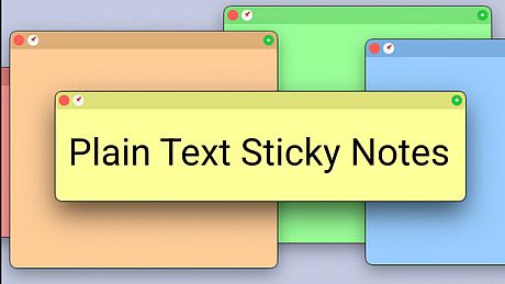 Plain Text Sticky Notes Game