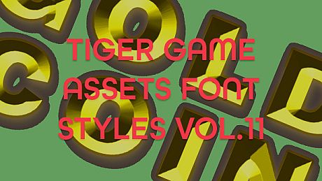 TIGER GAME ASSETS FONT STYLES VOL.11 DLC