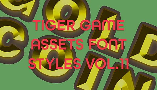 TIGER GAME ASSETS FONT STYLES VOL.11