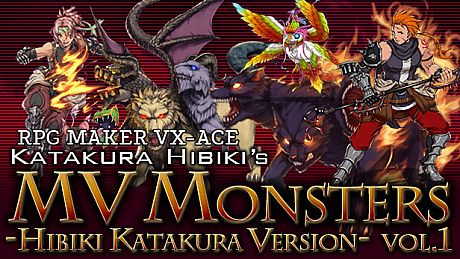 RPG Maker VX Ace - MV Monsters HIBIKI KATAKURA ver Vol.1 DLC