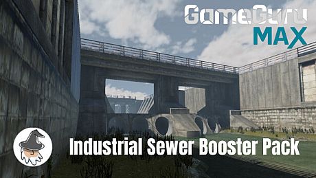 GameGuru MAX Modern Day Booster Pack - Industrial Sewers DLC