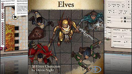 Fantasy Grounds - Elves (Token Pack) DLC