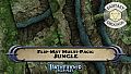 Fantasy Grounds - Pathfinder RPG - Pathfinder Flip-Mat: Jungle Multi-Pack