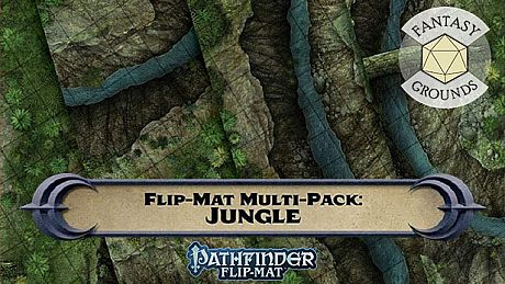 Fantasy Grounds - Pathfinder RPG - Pathfinder Flip-Mat: Jungle Multi-Pack DLC