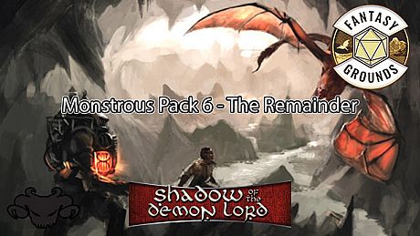 Fantasy Grounds - Shadow of the Demon Lord Monstrous Pack 6 - The Remainder DLC