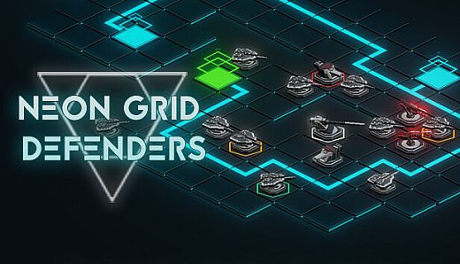 Neon Grid Defenders