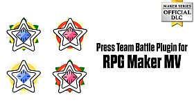 RPG Maker MV - Press Team Battle System Plugin