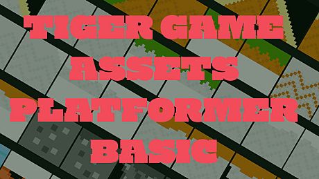 TIGER GAME ASSETS PLATFORMER BASIC DLC