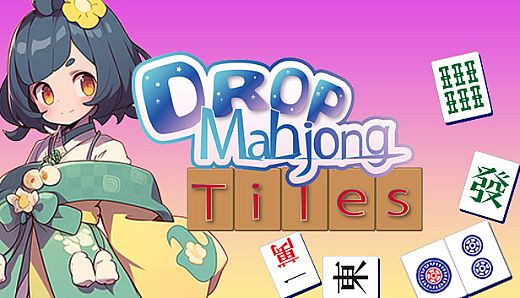 Drop Mahjong tiles