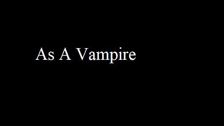 As A Vampire Game