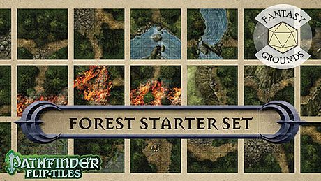 Fantasy Grounds - Pathfinder RPG - Flip-Tiles - Forest Starter Set DLC