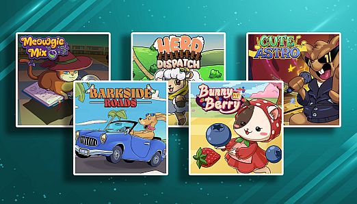 Barkside Roads + Bunny Pit Berry + Cute Astro + Herd Dispatch + Meowgic Mix (Bundle)