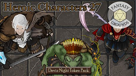 Fantasy Grounds - Devin Night Token Pack 140: Heroic Characters 27 DLC