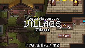 RPG Maker MZ - Rogue Adventure - Village Tileset