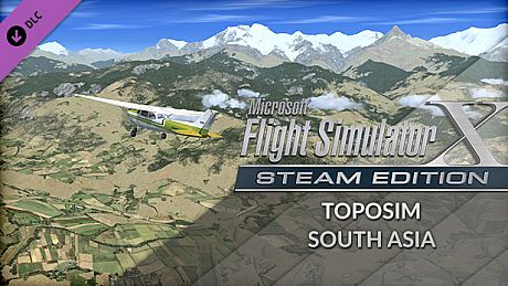 FSX Steam Edition: Toposim South Asia Add-On DLC