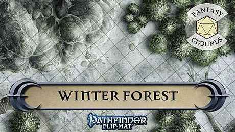 Fantasy Grounds - Pathfinder RPG - Pathfinder Flip-Mat - Winter Forest DLC