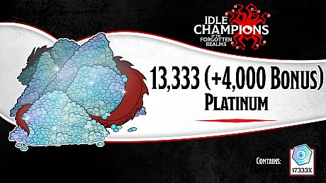 Idle Champions of the Forgotten Realms - 13,333 (+4,000 Bonus) Platinum