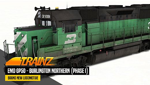 Trainz 2019 DLC - EMD GP50 - Burlington Northern (Phase I)