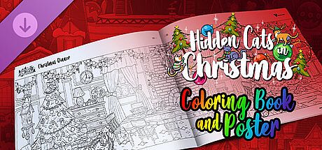 Hidden Cats in Christmas - Coloring Book and Poster DLC