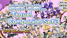 RPG Maker MZ - Animation Battler Material Collection Travel Companion Set 3