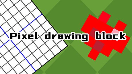 Pixel drawing block Game