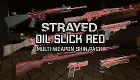 Strayed - Oil Slick Red Multi-Weapon Skin Pack