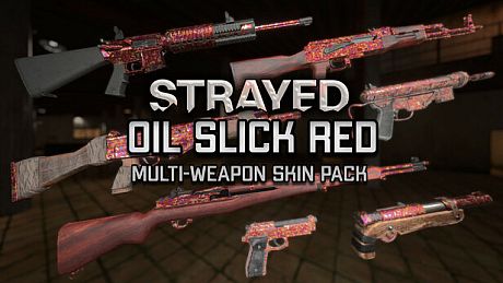 Strayed - Oil Slick Red Multi-Weapon Skin Pack DLC