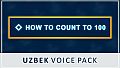 How to Count to 100 - Uzbek Voice Pack