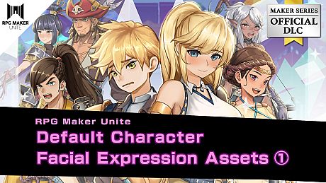 RPG Maker Unite Default Character Facial Expression Assets1