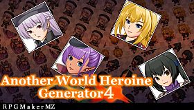 RPG Maker MZ - Another World Heroine Generator 4 for MZ