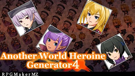 RPG Maker MZ - Another World Heroine Generator 4 for MZ DLC